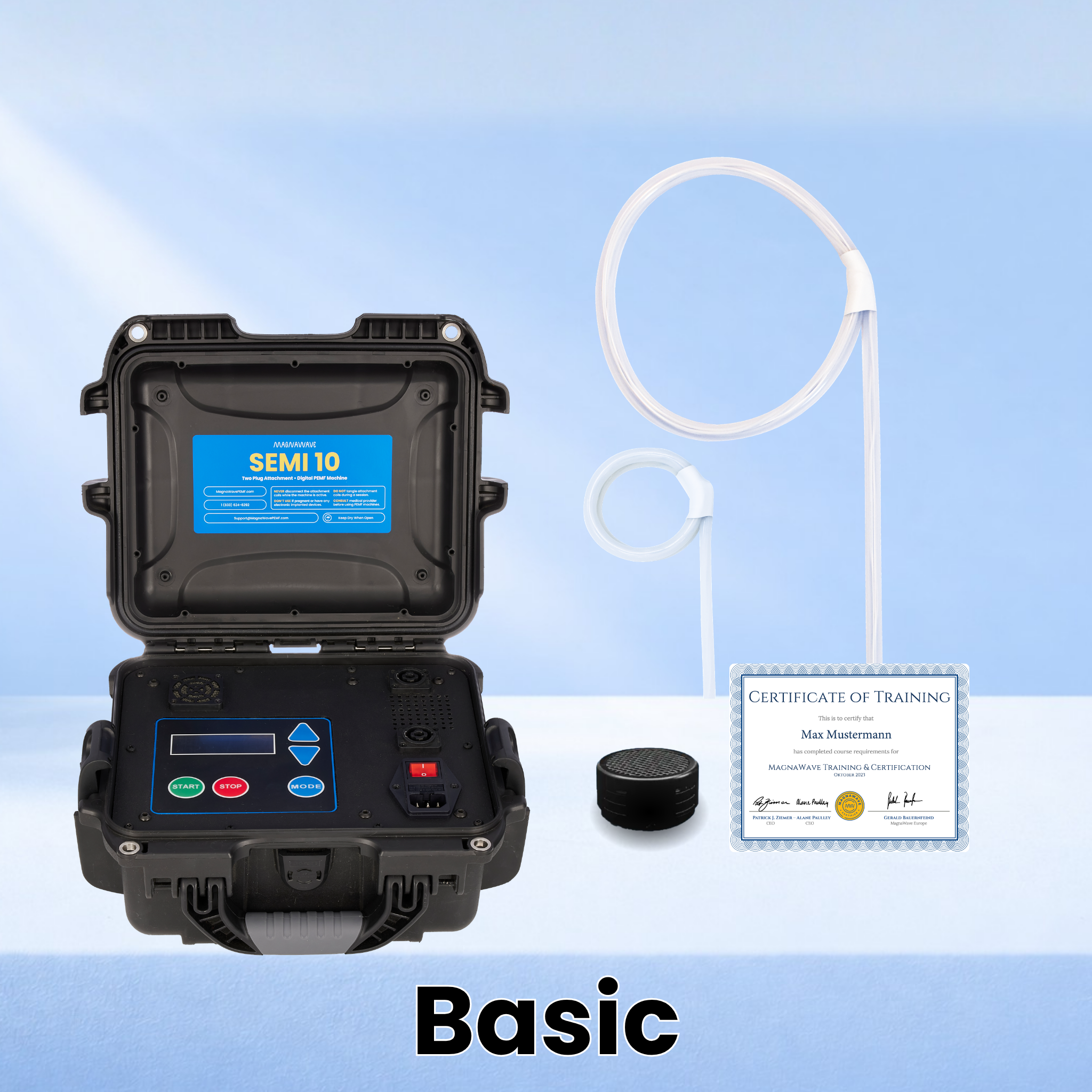 MagnaWave SEMI 10 – Basis-Paket (Hund & Pferd) | PEMF-Magnetfeldtherapie
