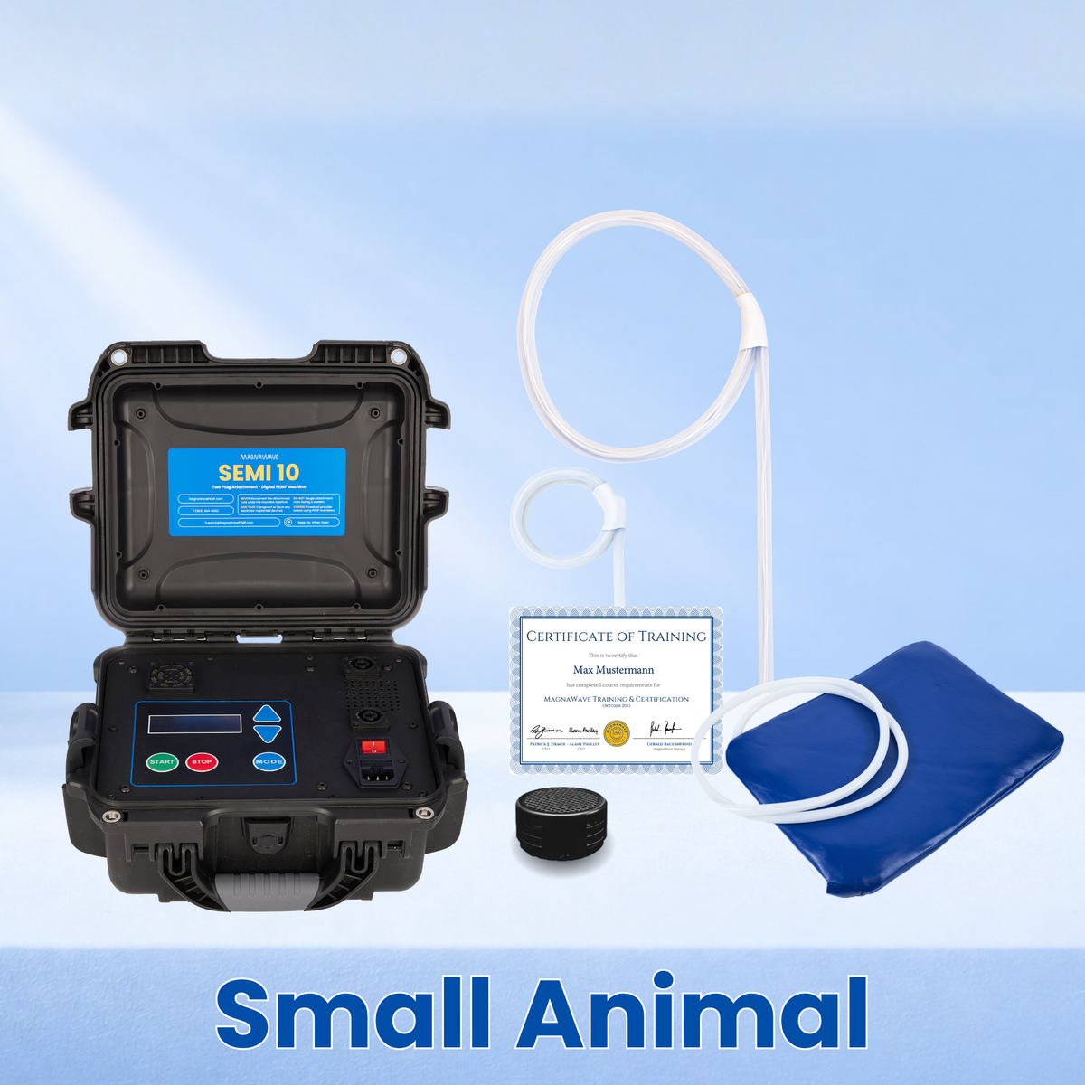 MagnaWave SEMI 10 – Hund & Kleintier-Paket | PEMF-Magnetfeldtherapie