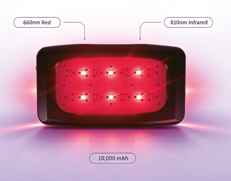 [B4A] PBM 660 nm Rot & 810 nm Nahinfrarot mit 10.000 mAh Akku